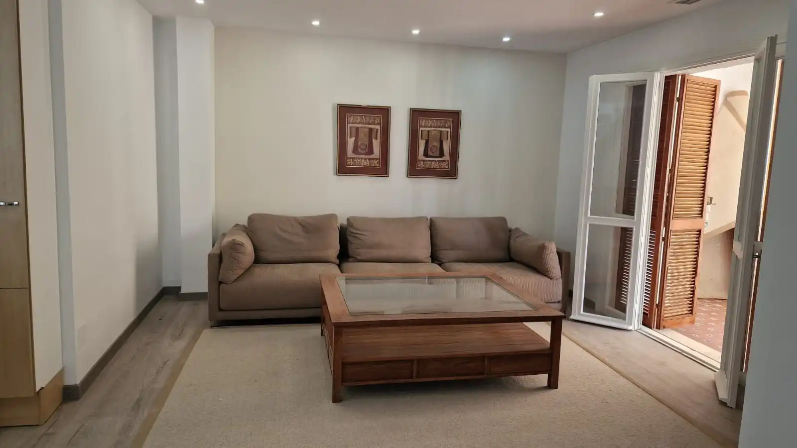 Sala de estar de Piso en venta en Marbella con Aire acondicionado, Terraza y Amueblado