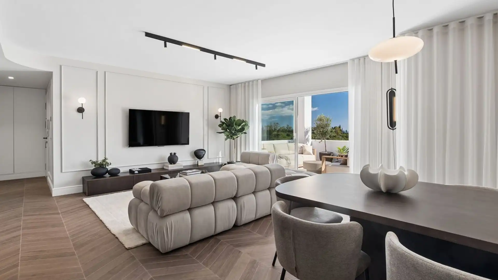 Living room of Attic for sale in Málaga Capital  with Air Conditioner, Terrace and Storage room