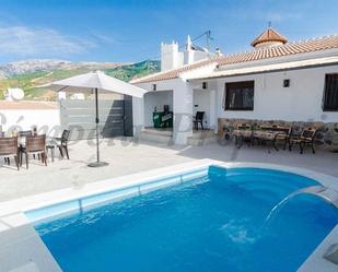 Exterior view of Single-family semi-detached to rent in Canillas de Albaida  with Heating