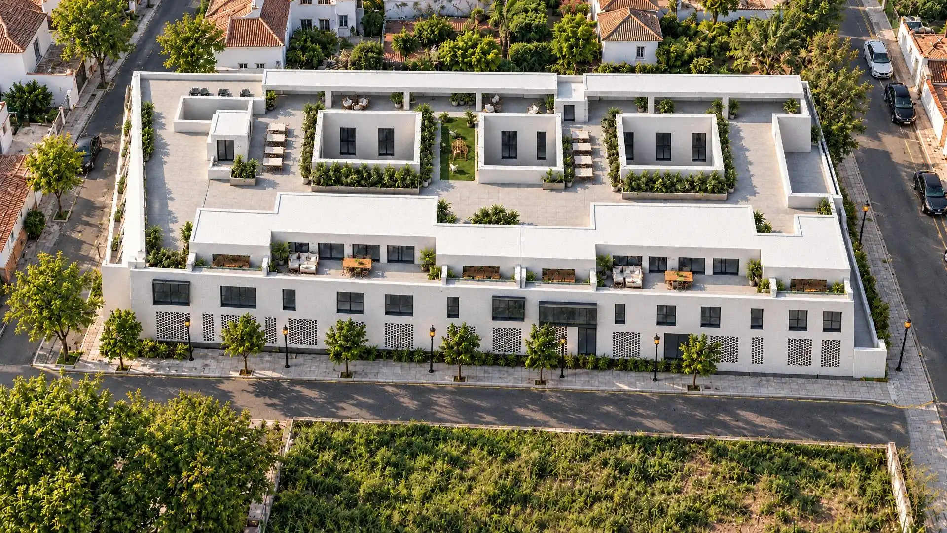 Vista exterior de Apartament en venda en Sanlúcar la Mayor, Sevilla