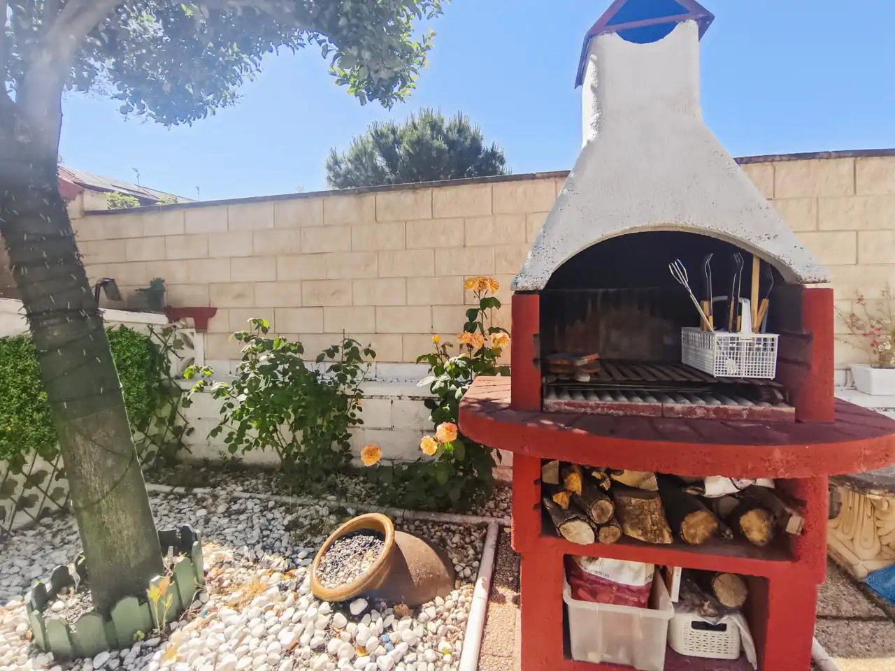 Jardín de Casa adosada en venta en Rivas-Vaciamadrid con Aire acondicionado, Calefacción y Jardín privado