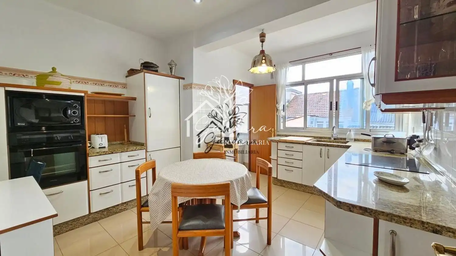 Kitchen of Flat for rent in Ferrol  with Heating, Furnished and Oven