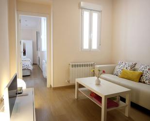 Bedroom of Apartment to rent in  Madrid Capital  with Air Conditioner, Heating and Furnished