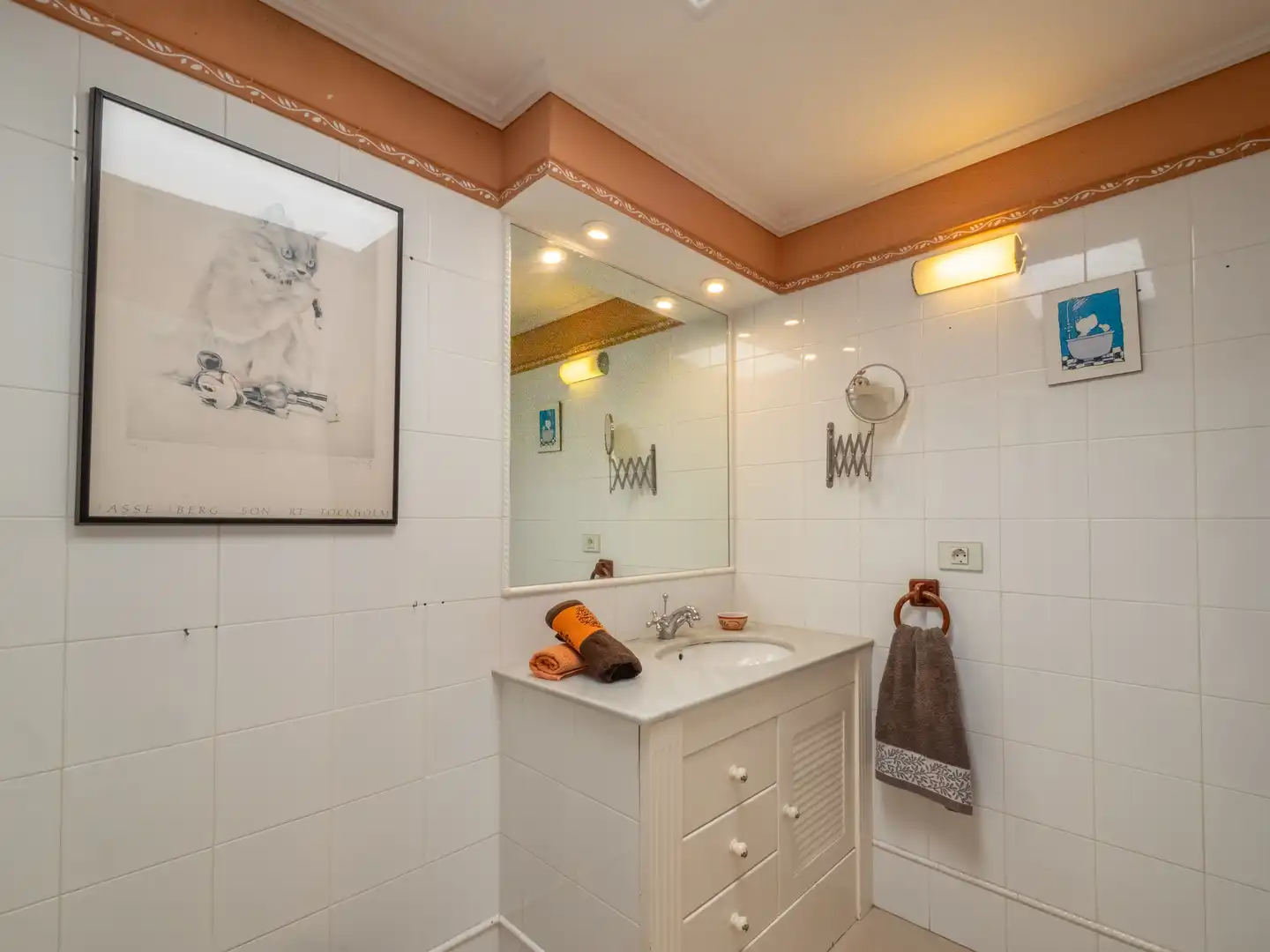 Badezimmer von Haus oder Chalet zum Verkauf in Santa Brígida mit Privatgarten, Terrasse und Abstellraum