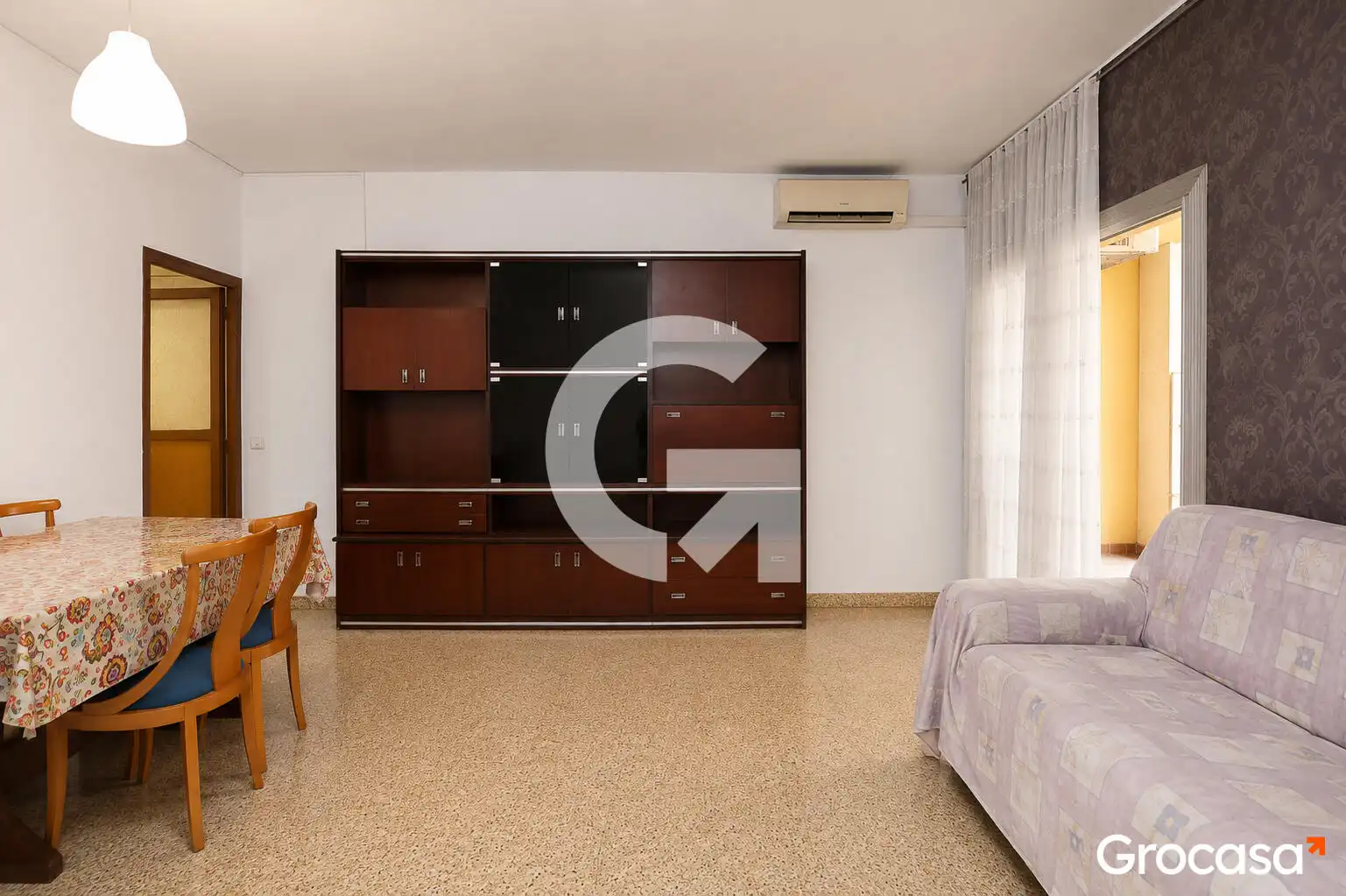 Living room of Flat for sale in El Prat de Llobregat  with Air Conditioner and Balcony