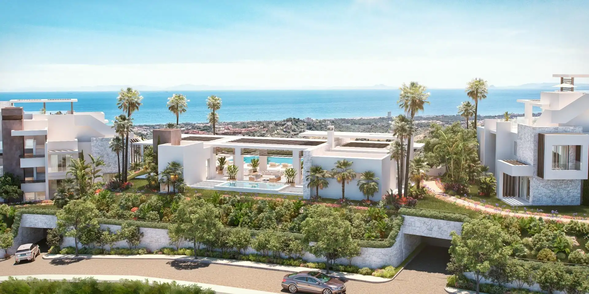 Vista exterior de Planta baja en venta en Ojén con Terraza