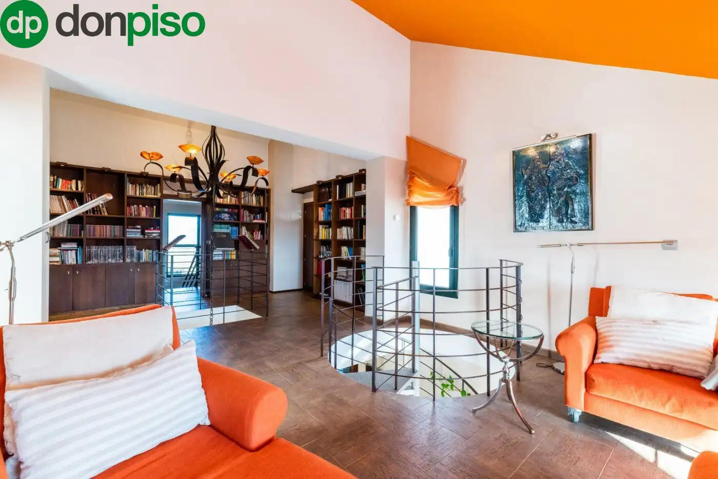 Sala de estar de Casa o chalet en venta en Albolote con Jardín privado, Terraza y Trastero