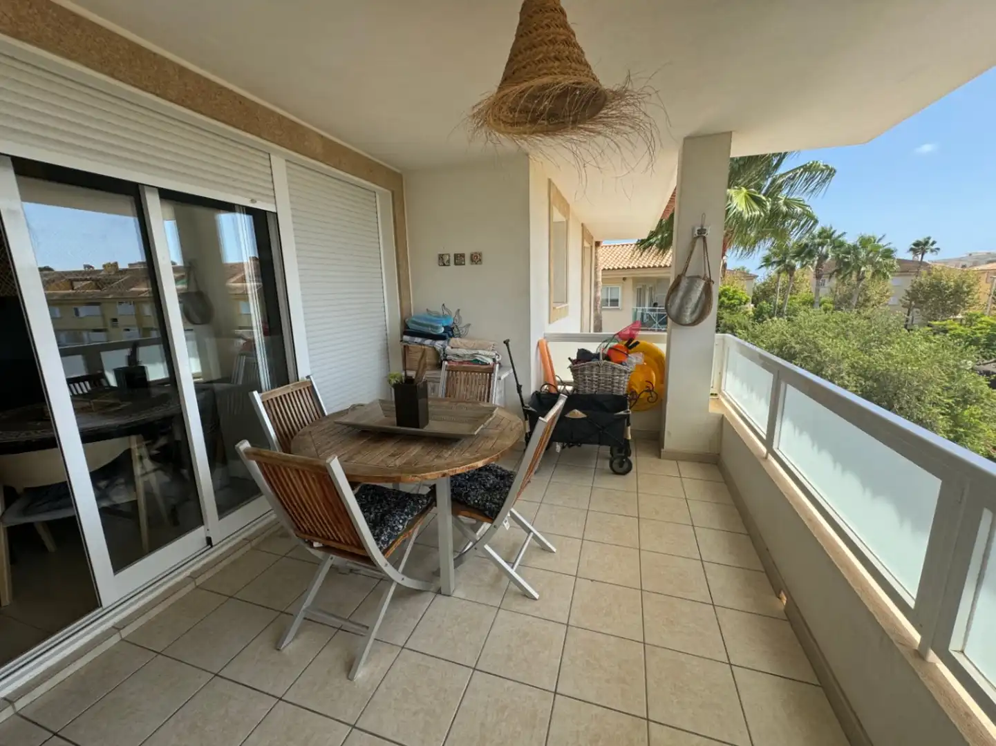 Balcony of Duplexes for sale in Jávea / Xàbia  with Air Conditioner, Terrace and Furnished