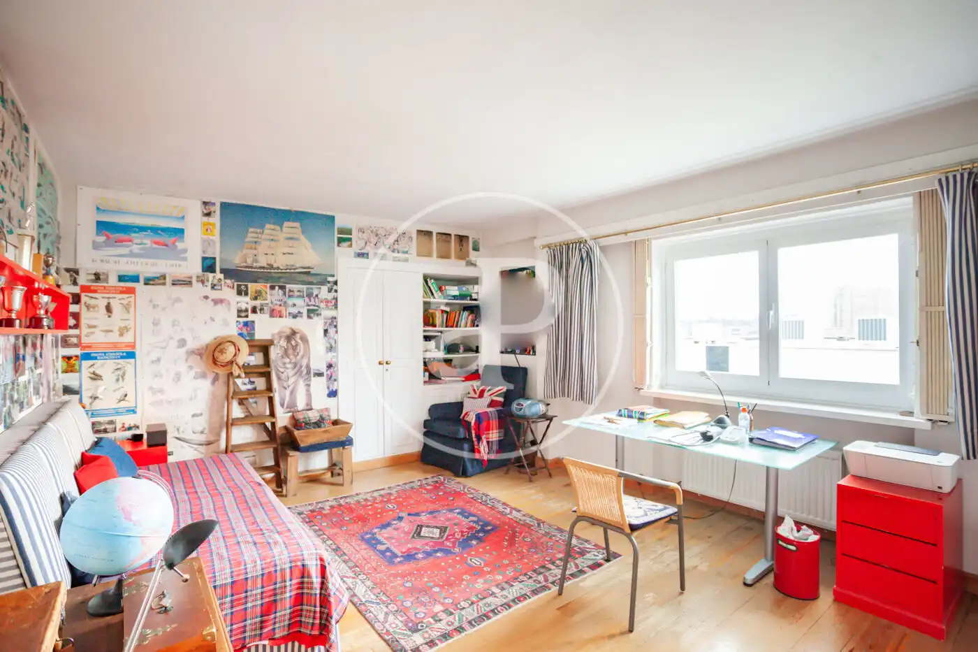 Bedroom of Houses for sale in Madrid  with Heating, Private garden and Terrace