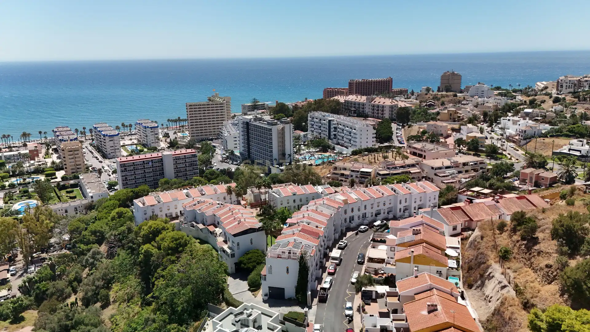 Vista exterior de Casa o chalet en venta en Benalmádena con Aire acondicionado, Jardín privado y Trastero