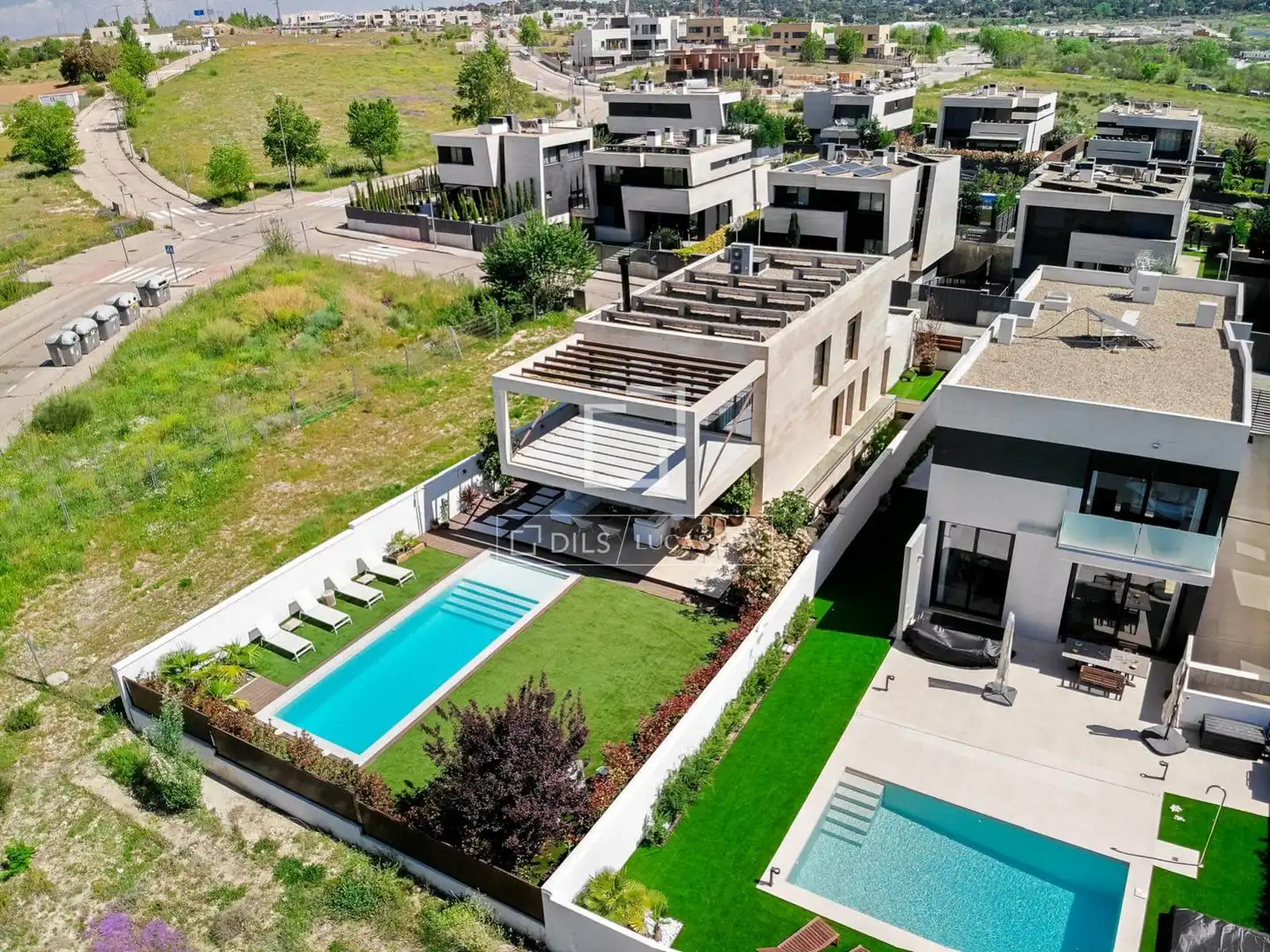 Country house zur Miete in Majadahonda mit Klimaanlage, Heizung und Privatgarten
