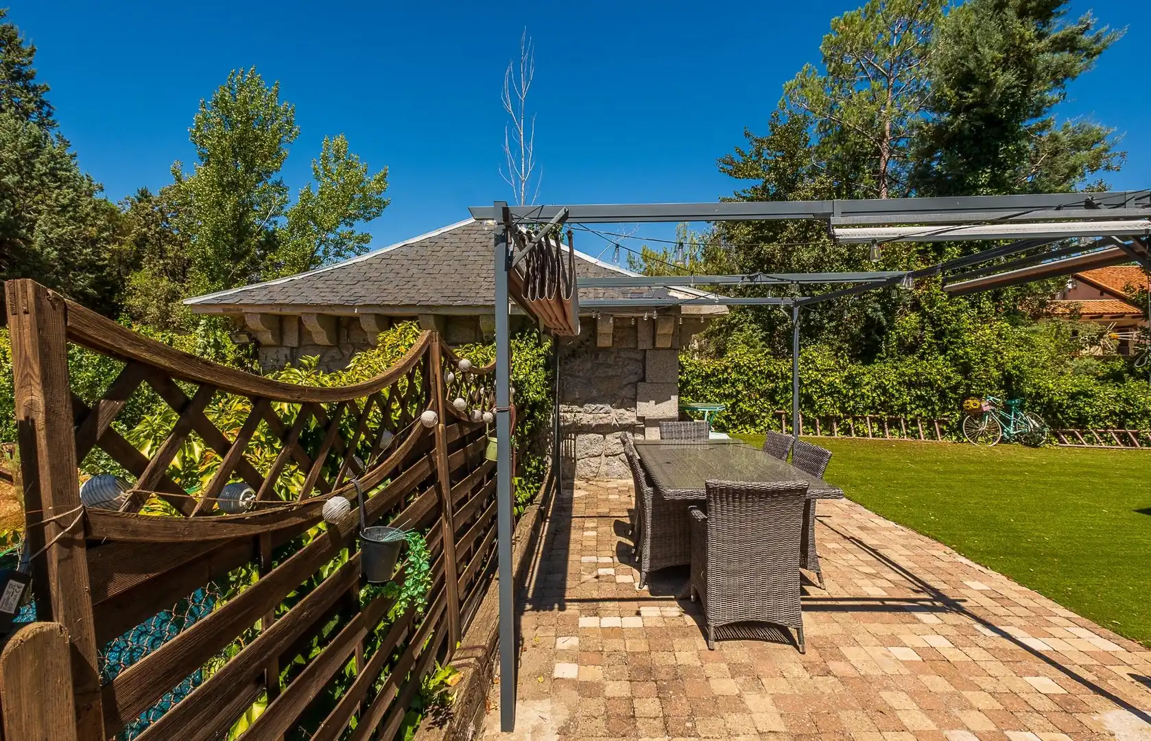 Terrassa de Casa o xalet en venda en Guadarrama amb Aire condicionat, Calefacció i Jardí privat