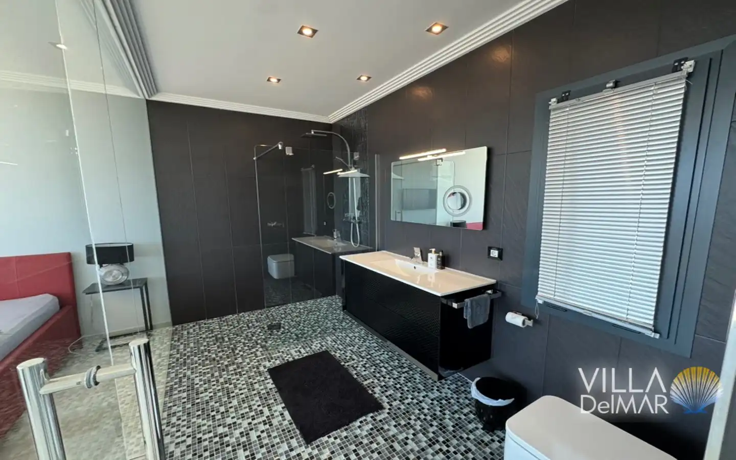 Badezimmer von Haus oder Chalet zum Verkauf in Calpe / Calp mit Klimaanlage, Heizung und Privatgarten