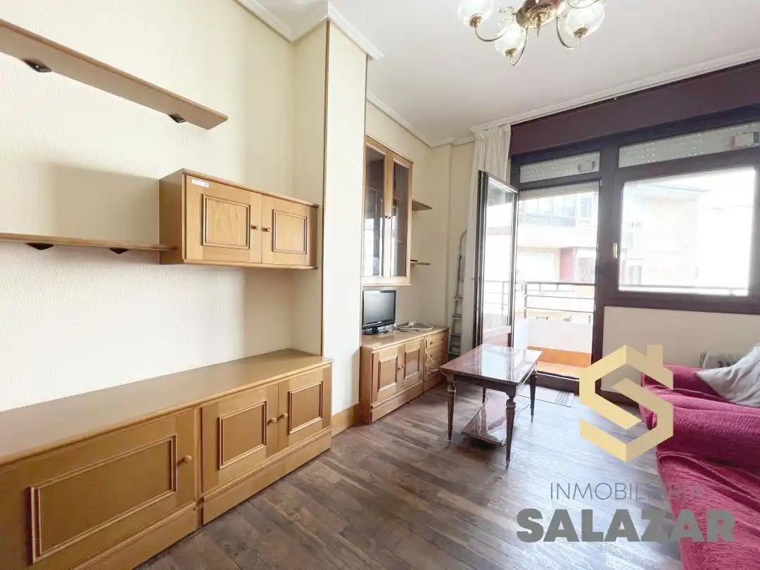 Living room of Flat for rent in Bilbao   with Heating, Terrace and Microwave