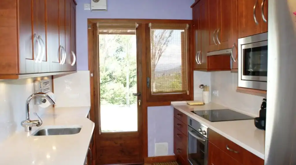 Cocina de Casa adosada de alquiler en Urús con Calefacción, Parquet y Terraza