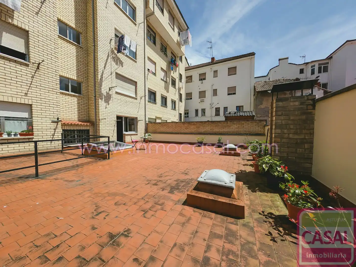 Terrace of Flat for sale in Mieres (Asturias)  with Heating, Terrace and Furnished
