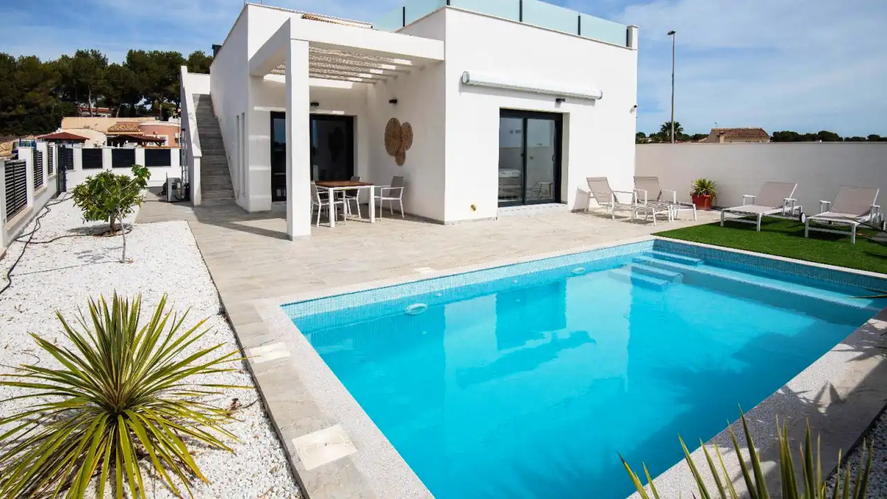 Piscina de Casa o chalet en venta en Pilar de la Horadada con Calefacción, Terraza y Piscina