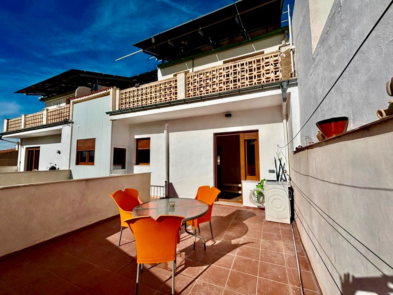 Terrassa de Pis de lloguer en Ibi amb Terrassa, Moblat i Forn