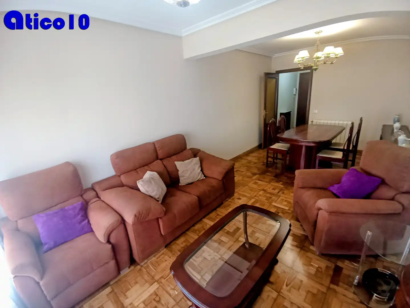 Wohnzimmer von Wohnung zur Miete in Oviedo  mit Heizung, Möbliert und Ofen