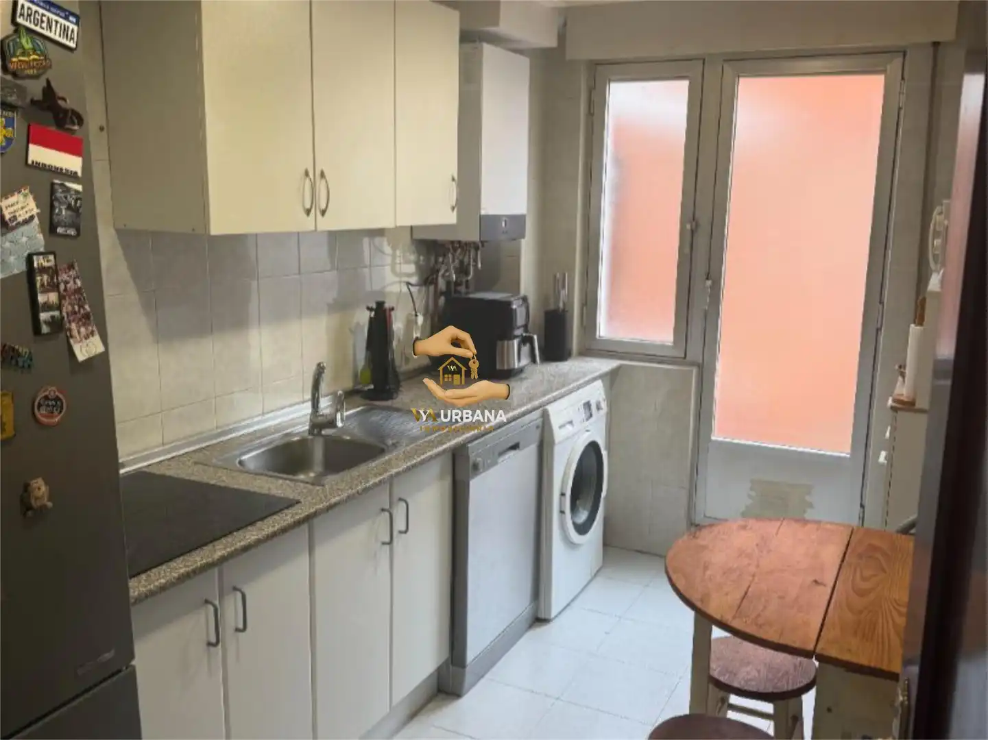 Kitchen of Flat for sale in Villares de la Reina  with Heating, Terrace and Storage room