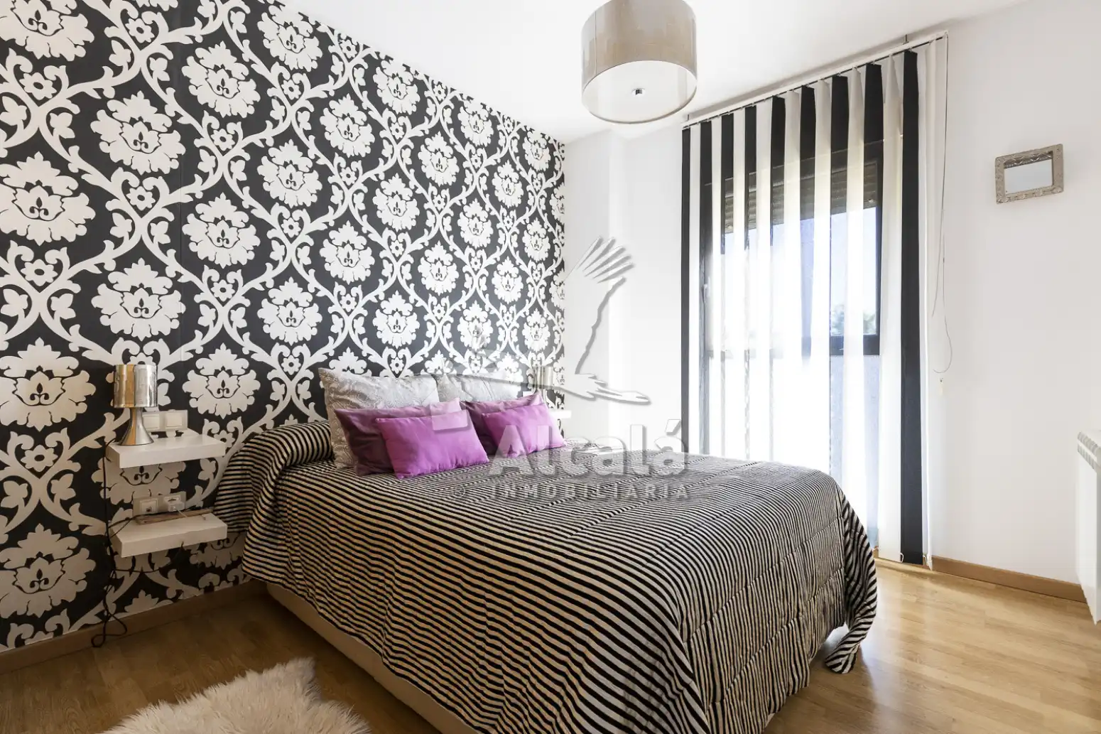 Schlafzimmer von Wohnung zum Verkauf in Alcalá de Henares mit Klimaanlage, Heizung und Privatgarten