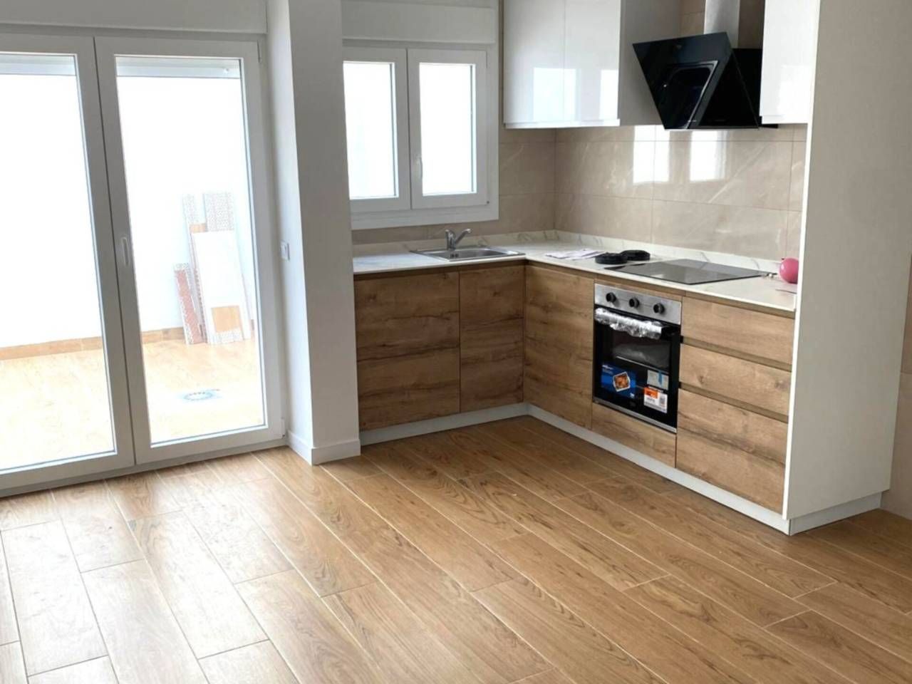 Kitchen of Single-family semi-detached for sale in Sabadell  with Air Conditioner, Heating and Parquet flooring