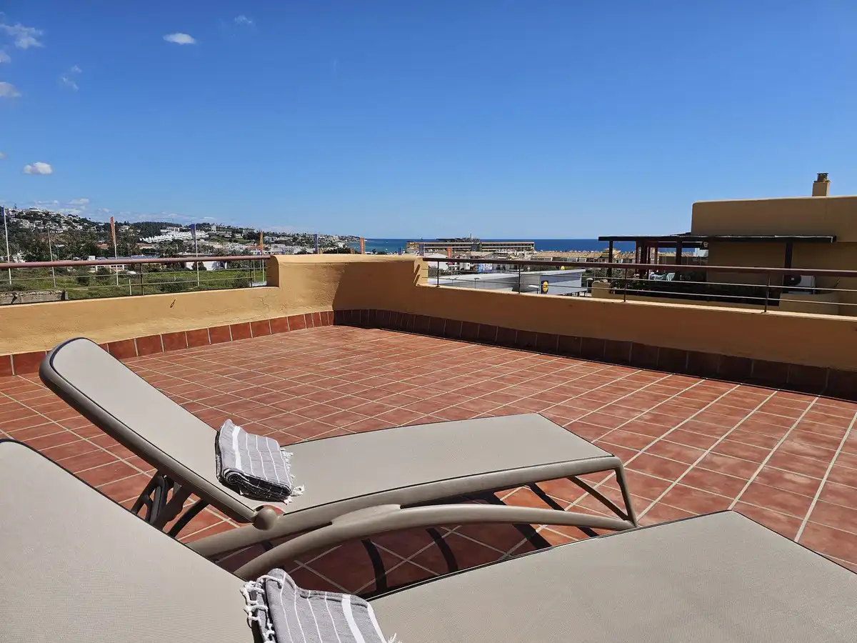 Terrasse von Dachboden zum Verkauf in Mijas mit Klimaanlage, Terrasse und Abstellraum