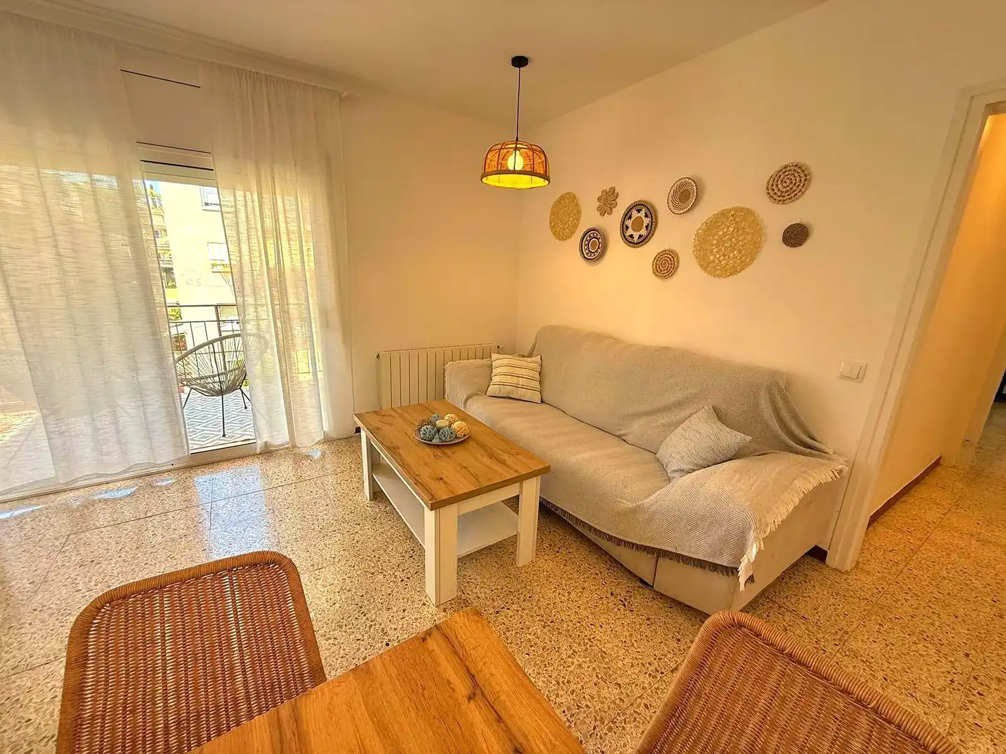 Sala d'estar de Apartament en venda en Calafell amb Aire condicionat, Calefacció i Terrassa