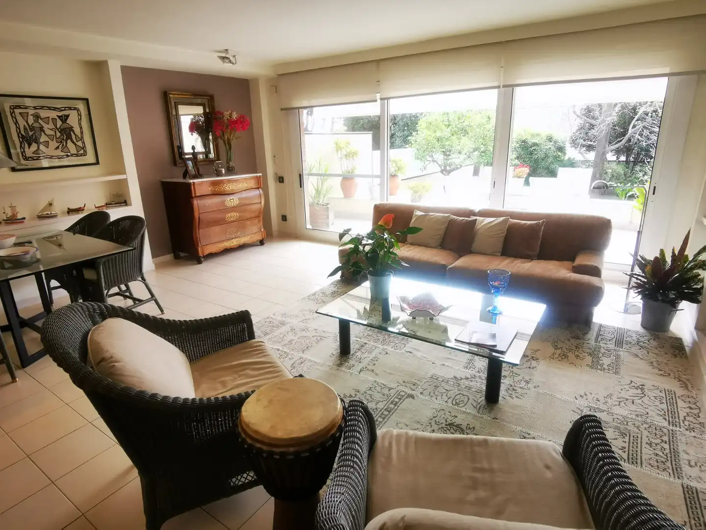 Sala de estar de Casa o chalet en venta en Sabadell con Calefacción, Jardín privado y Terraza