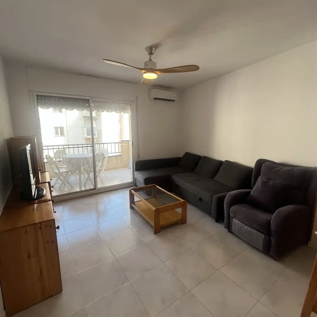Sala de estar de Piso en venta en La Ràpita con Aire acondicionado y Terraza