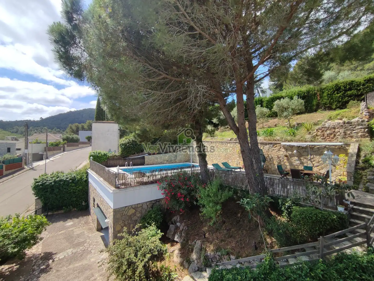Jardín de Casa o chalet en venta en Vallirana con Calefacción, Jardín privado y Terraza
