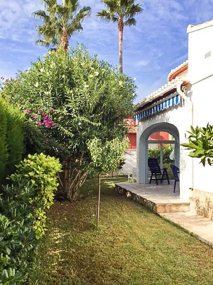 Jardín de Casa o chalet de alquiler en Dénia con Aire acondicionado, Jardín privado y Amueblado