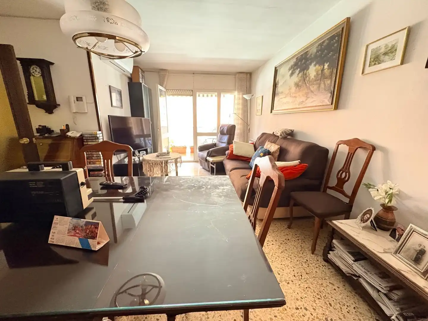 Sala de estar de Piso en venta en Igualada con Calefacción, Terraza y Trastero