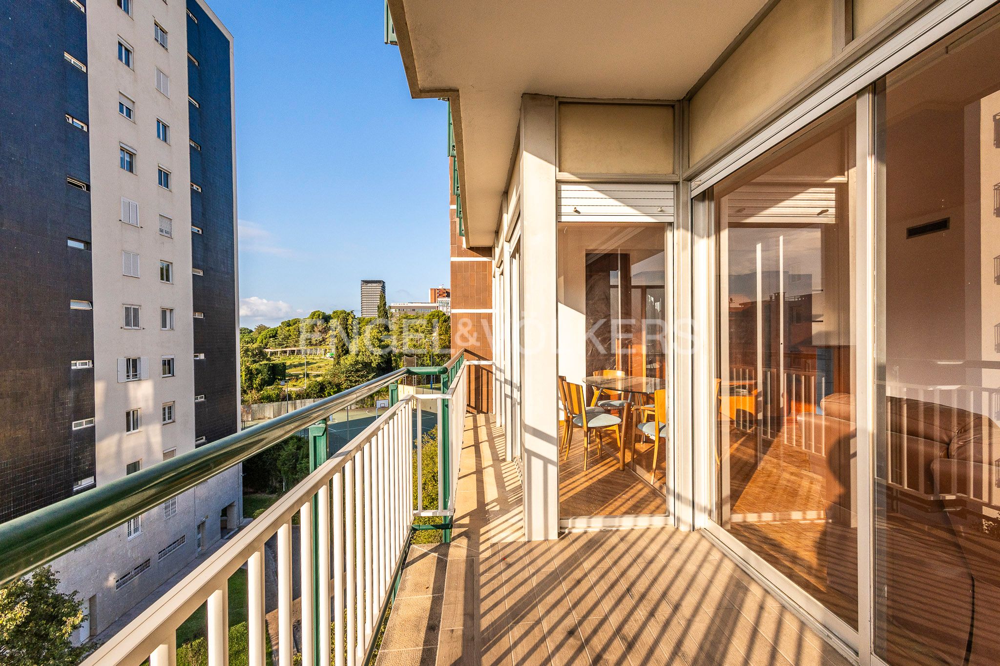 Terrace of Apartment to rent in  Barcelona Capital  with Air Conditioner, Heating and Private garden