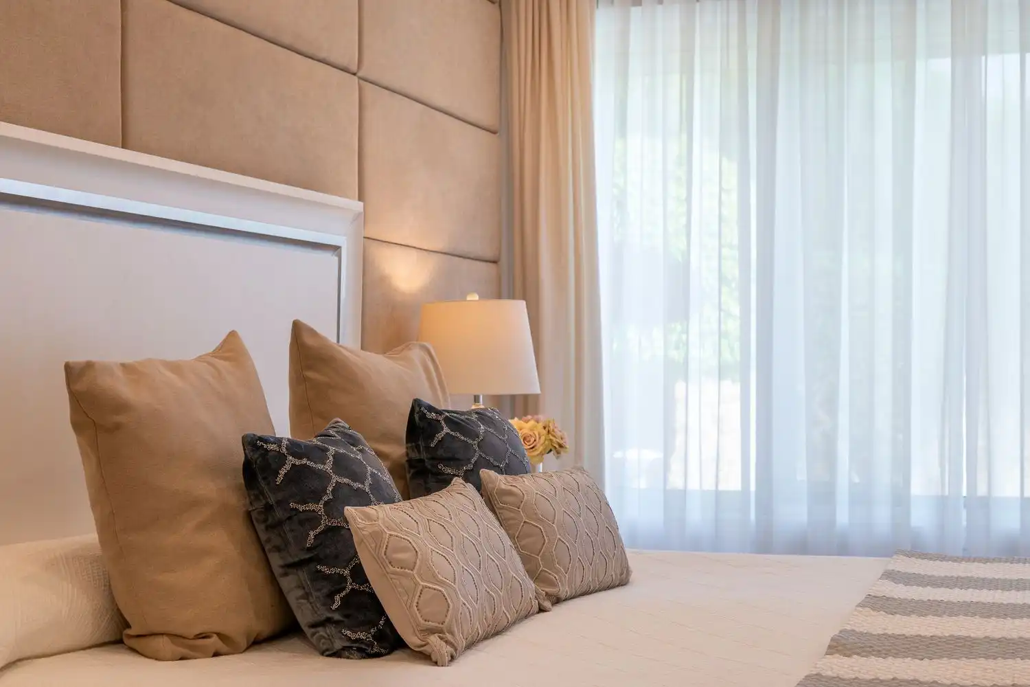 Schlafzimmer von Haus oder Chalet zur Miete in Alhaurín de la Torre mit Klimaanlage, Privatgarten und Terrasse