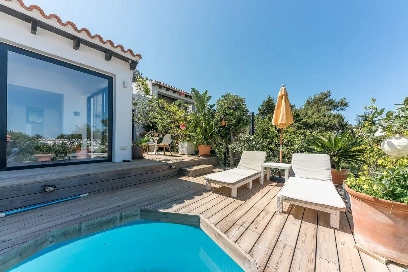 Terraza de Casa o chalet en venta en Sant Josep de sa Talaia con Aire acondicionado, Calefacción y Jardín privado