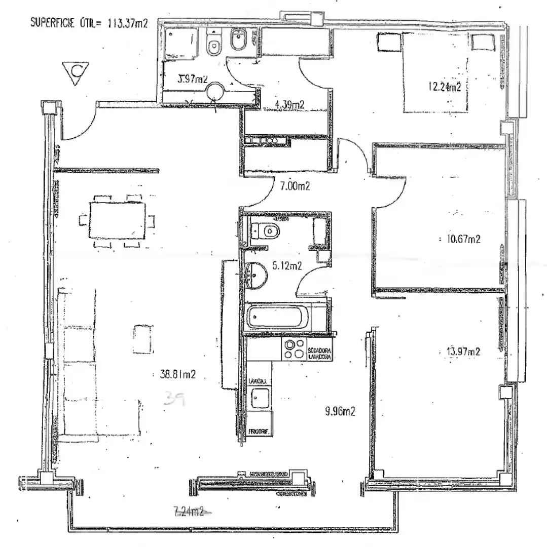 Flat for sale in  Logroño  with Air Conditioner, Heating and Storage room