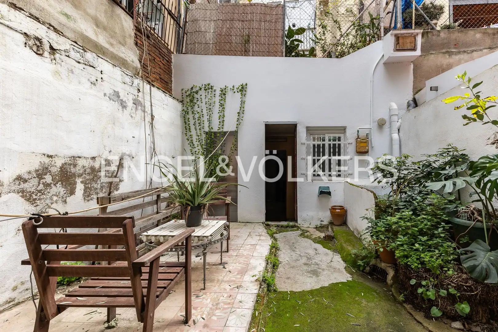 Terrasse von Wohnung zum Verkauf in Barcelona mit Heizung und Privatgarten