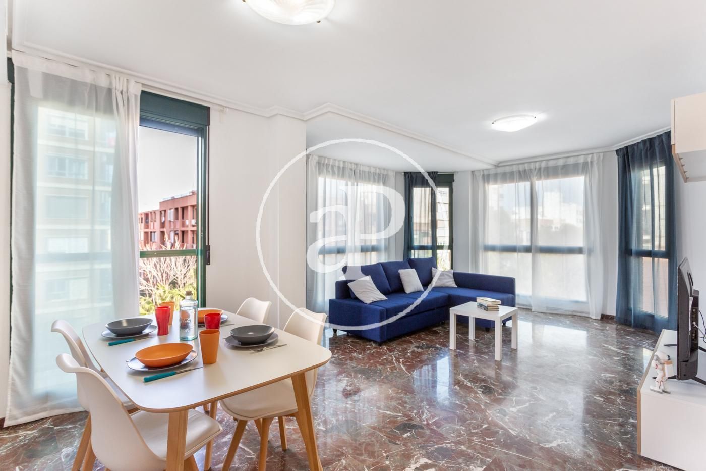 Exterior view of Flat to rent in Torrent  with Air Conditioner, Heating and Furnished