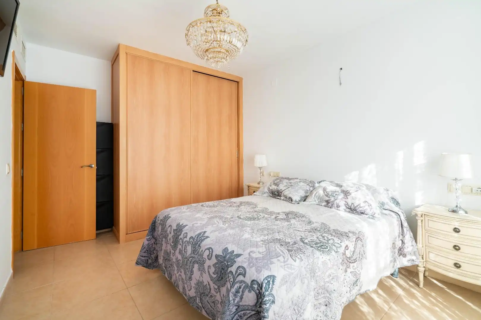 Bedroom of Flat for sale in Almería  with Air Conditioner, Terrace and Storage room