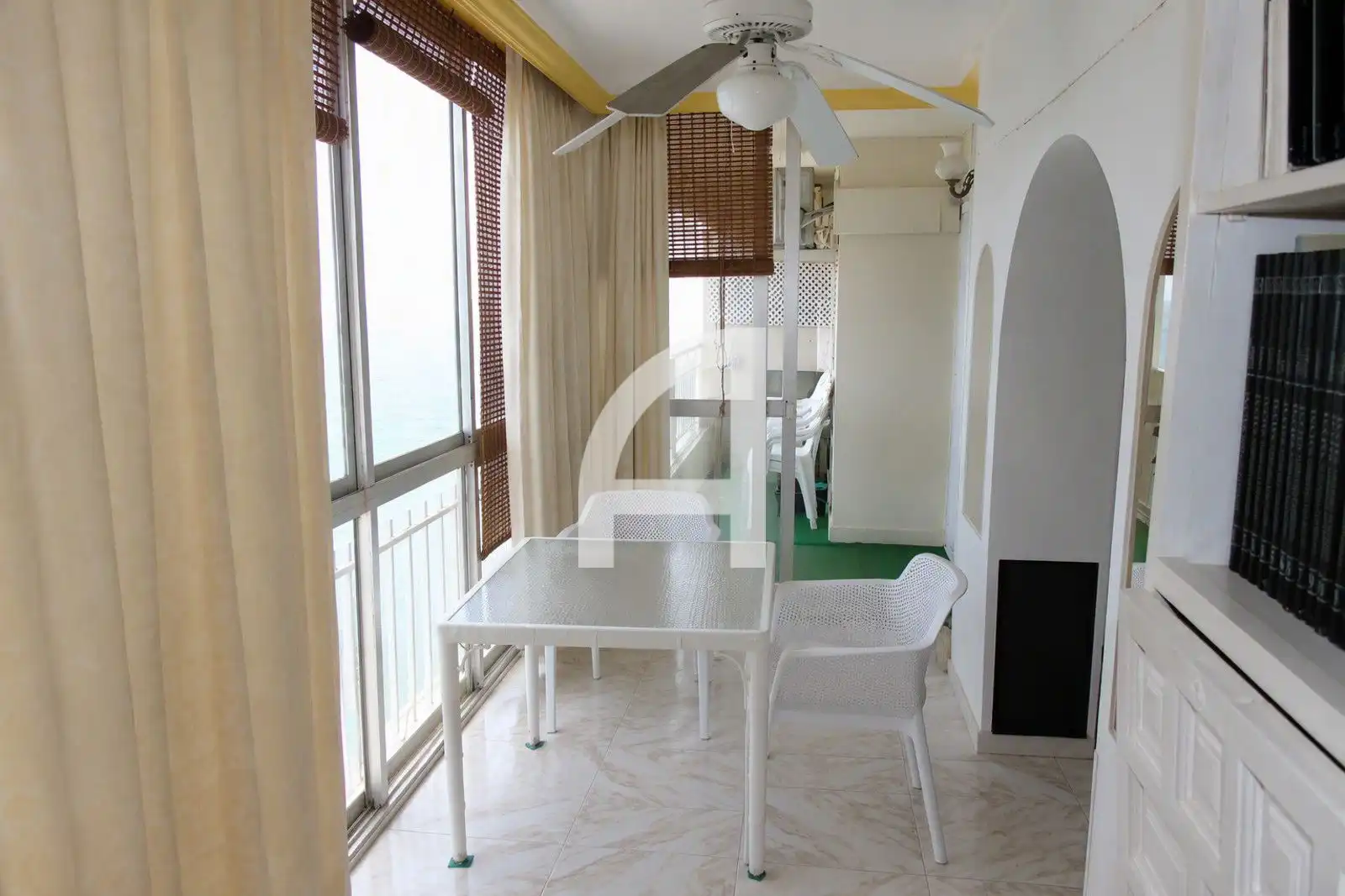 Terrasse von Dachboden zum Verkauf in Benalmádena mit Klimaanlage, Heizung und Terrasse