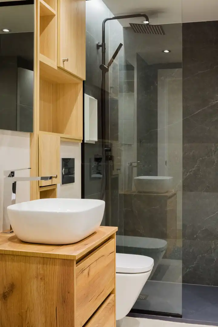Badezimmer von Wohnung zum Verkauf in Gijón  mit Heizung