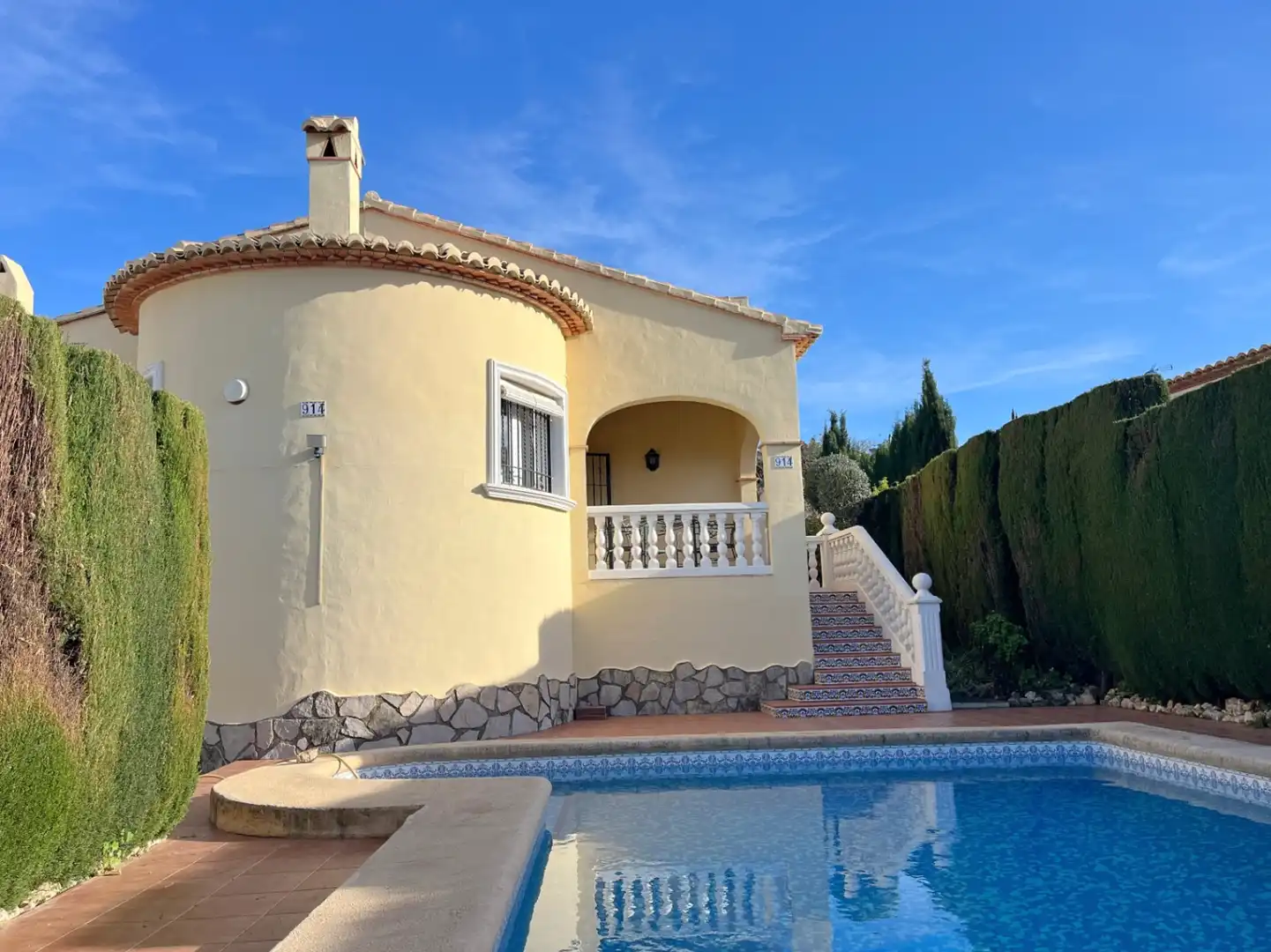 Exterior view of Houses for sale in El Ràfol d'Almúnia  with Air Conditioner, Heating and Terrace