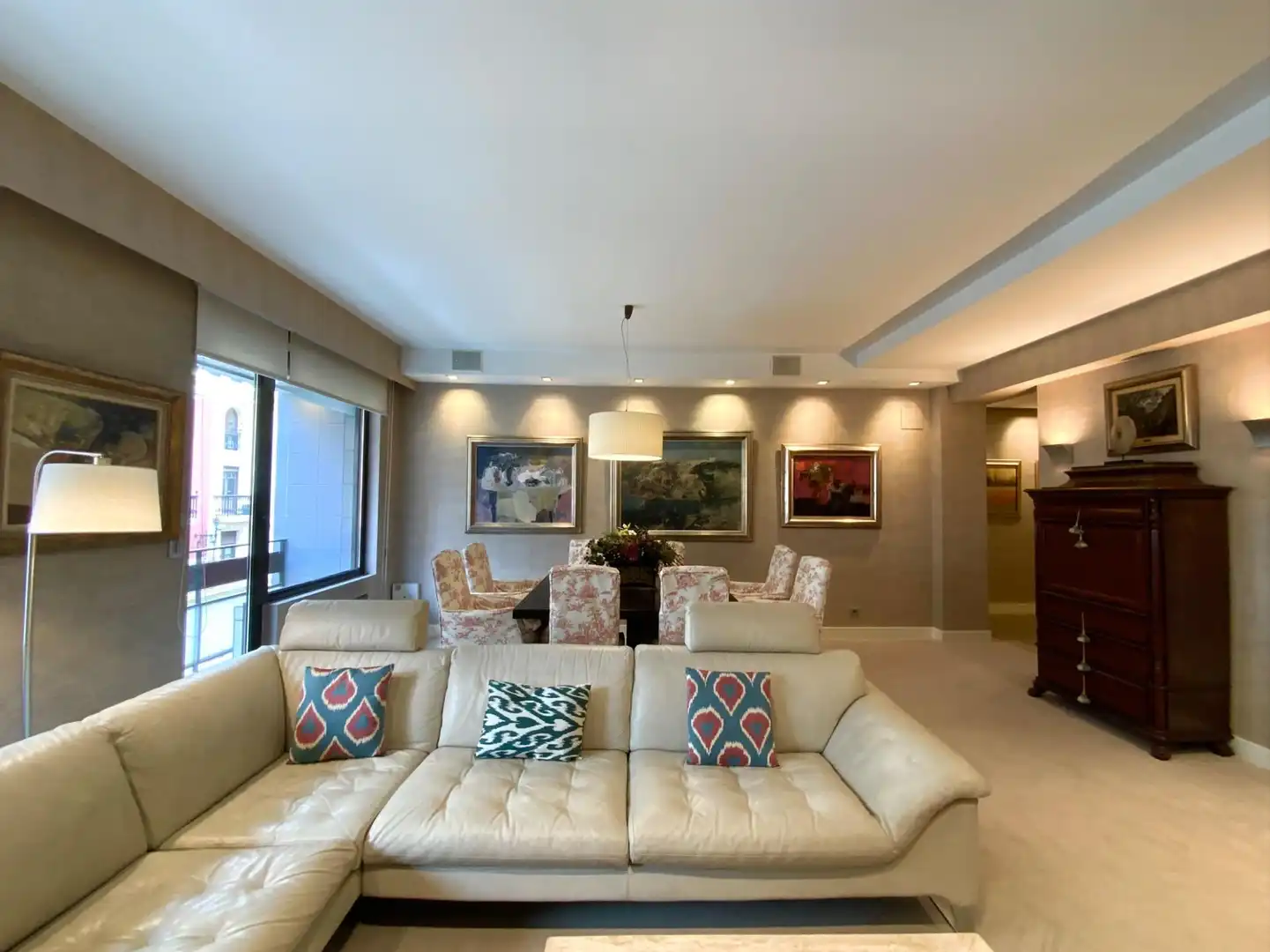 Sala de estar de Piso de alquiler en Bilbao  con Terraza, Amueblado y Balcón