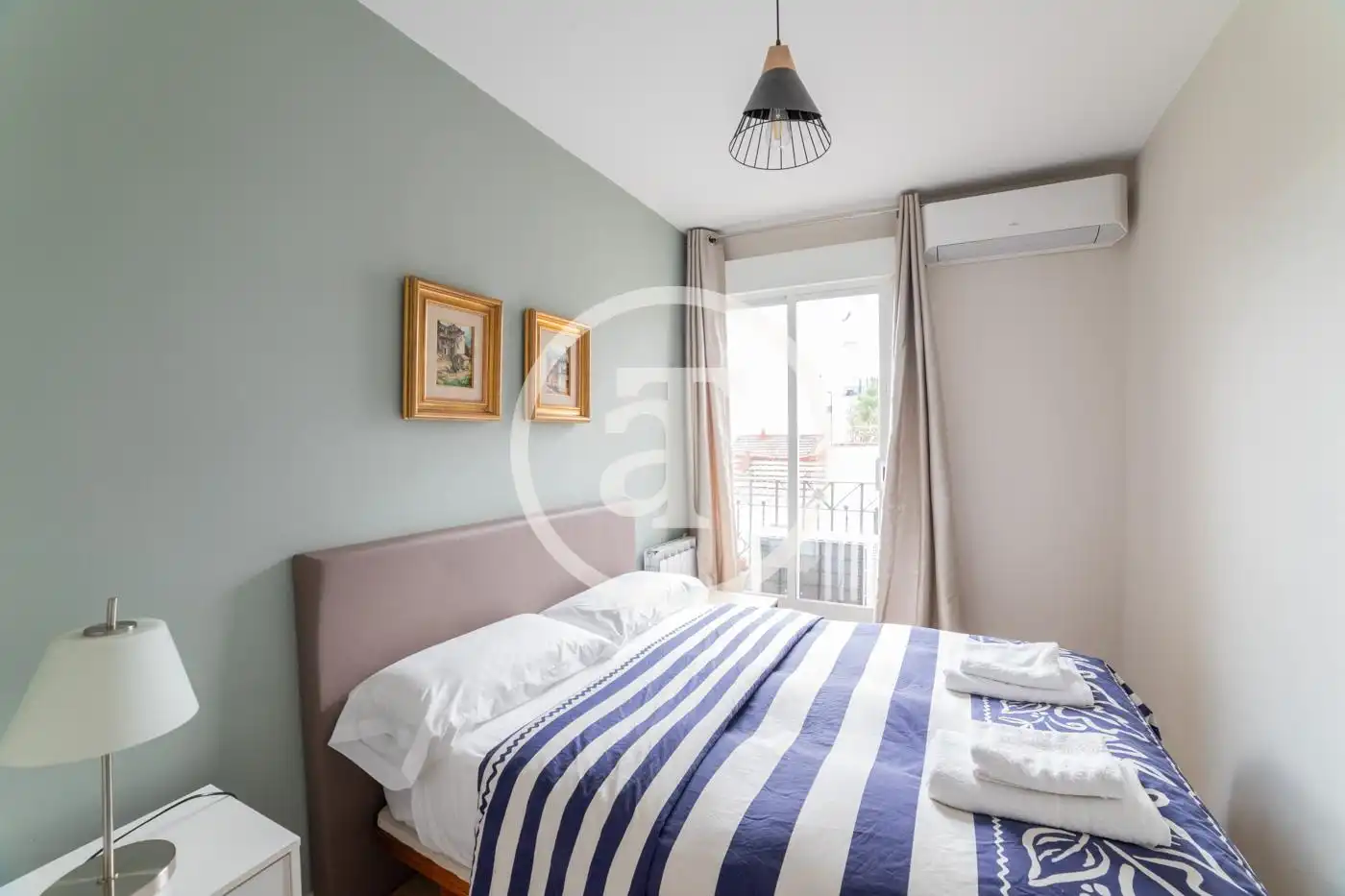 Bedroom of Flat for rent in Madrid  with Air Conditioner, Heating and Furnished