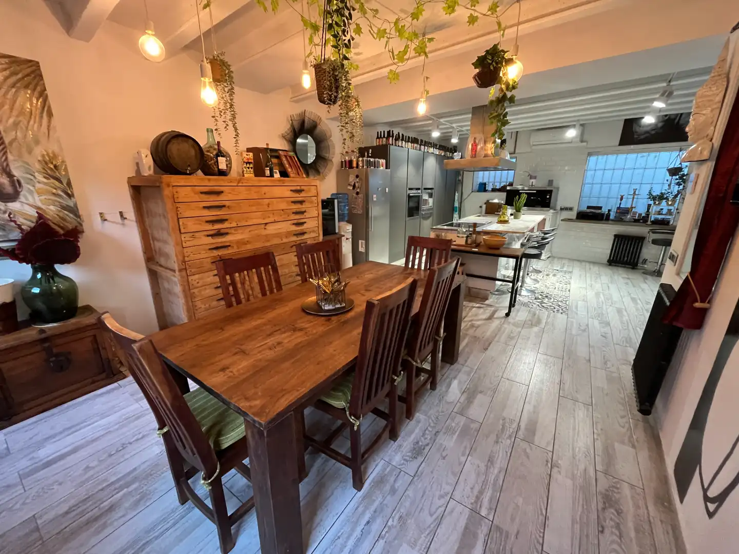 Comedor de Casa adosada en venta en Manlleu con Calefacción, Jardín privado y Parquet