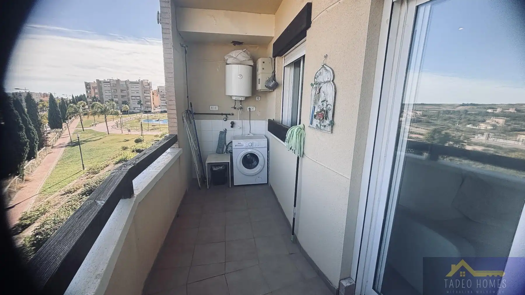 Balcony of Apartments for rent in Murcia  with Air Conditioner, Heating and Terrace