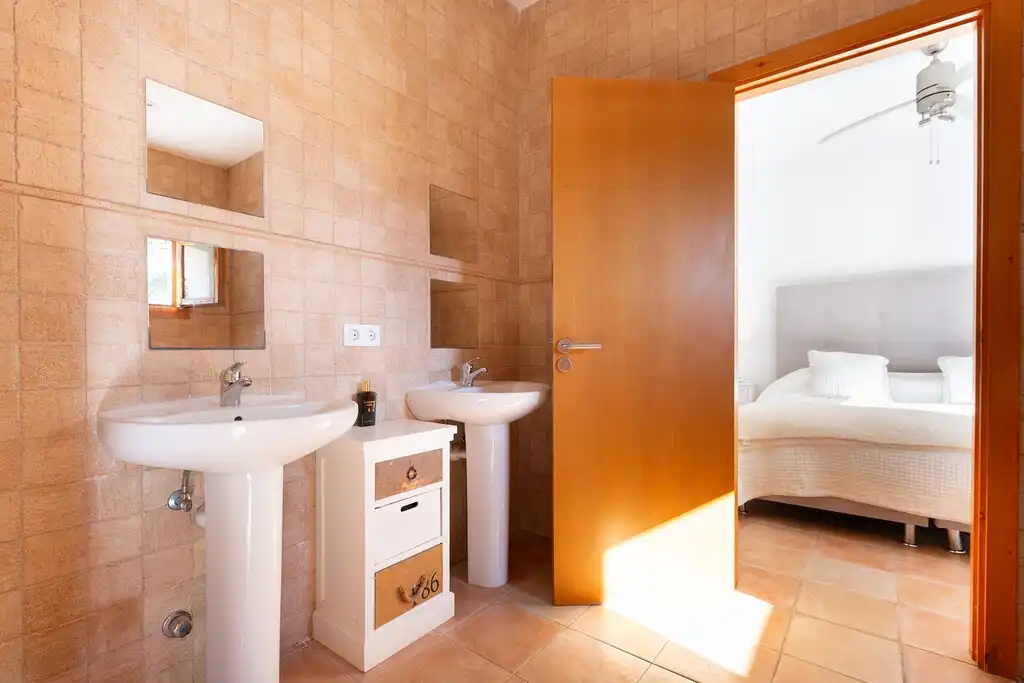 Bany de Casa o xalet en venda en Sa Pobla amb Aire condicionat, Jardí privat i Terrassa