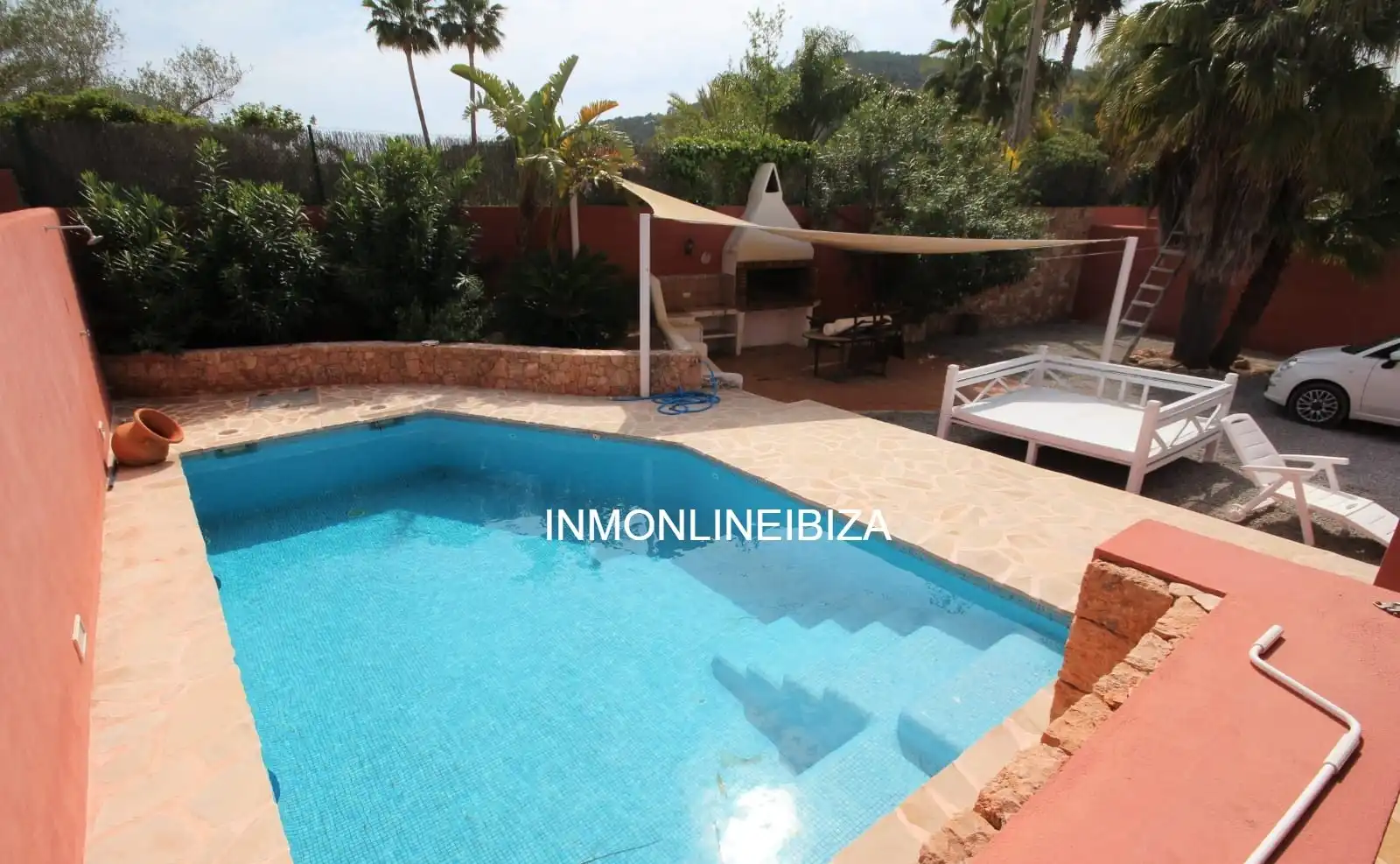 Piscina de Casa o chalet de alquiler en Sant Josep de sa Talaia con Jardín privado, Terraza y Piscina