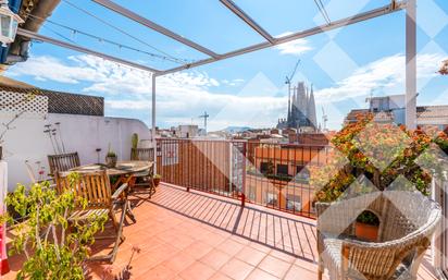 Terrace of Duplex for sale in  Barcelona Capital  with Air Conditioner, Heating and Parquet flooring
